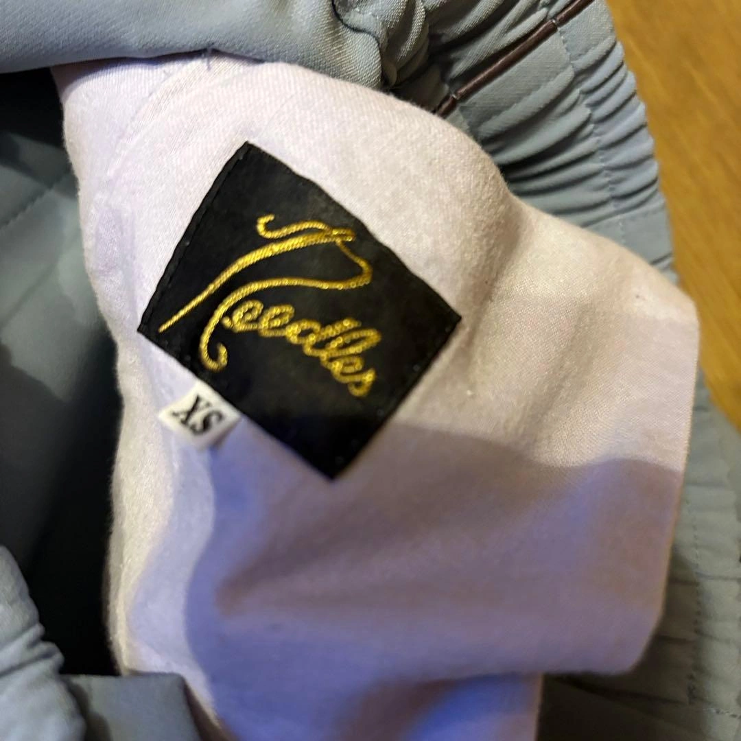 【20SS美品】NEEDLES パイピングカウボーイパンツ サックスブルー XSの写真4枚目