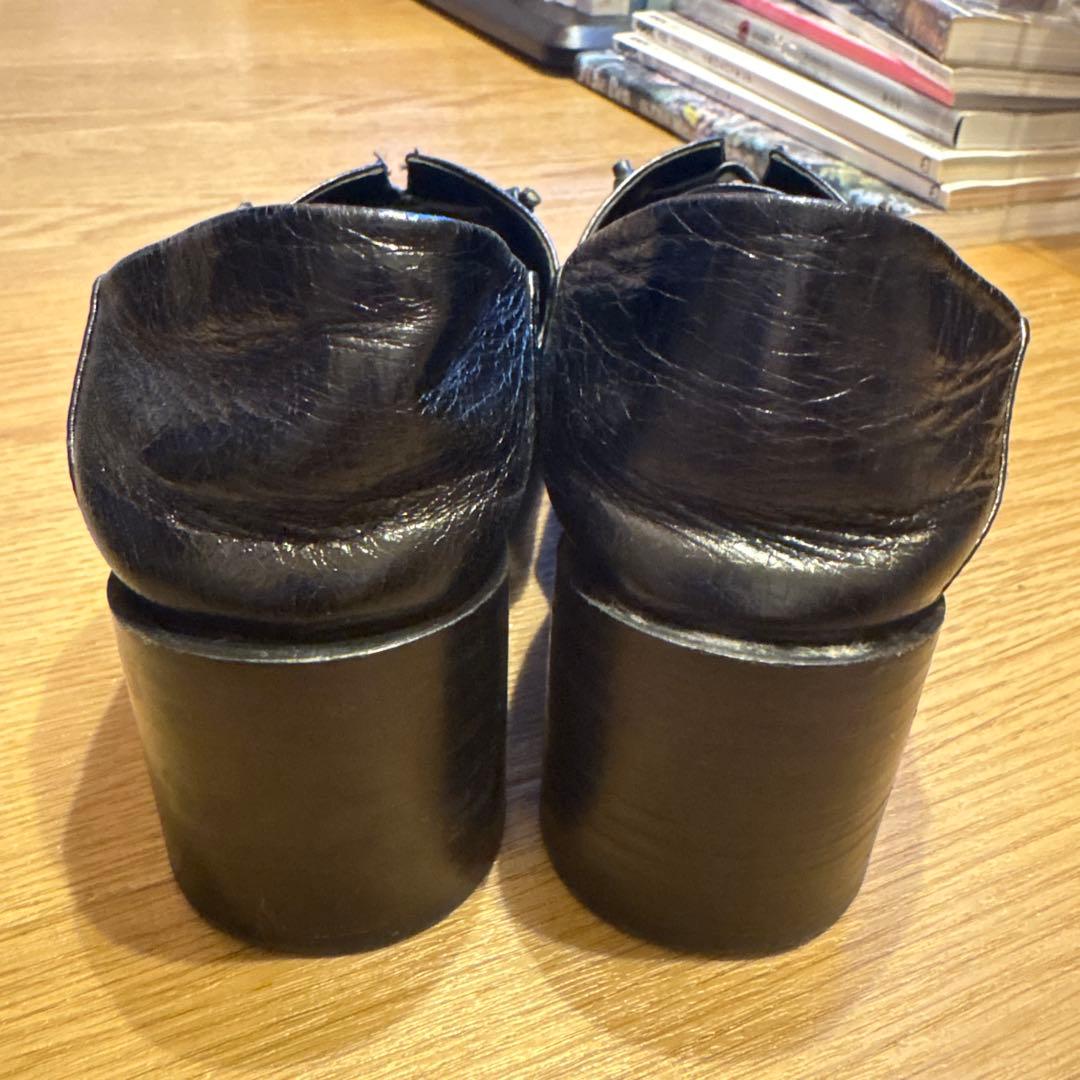 【最終値下げ】AMERI VINTAGE ブラック スクエアトゥ ローファーの写真8枚目