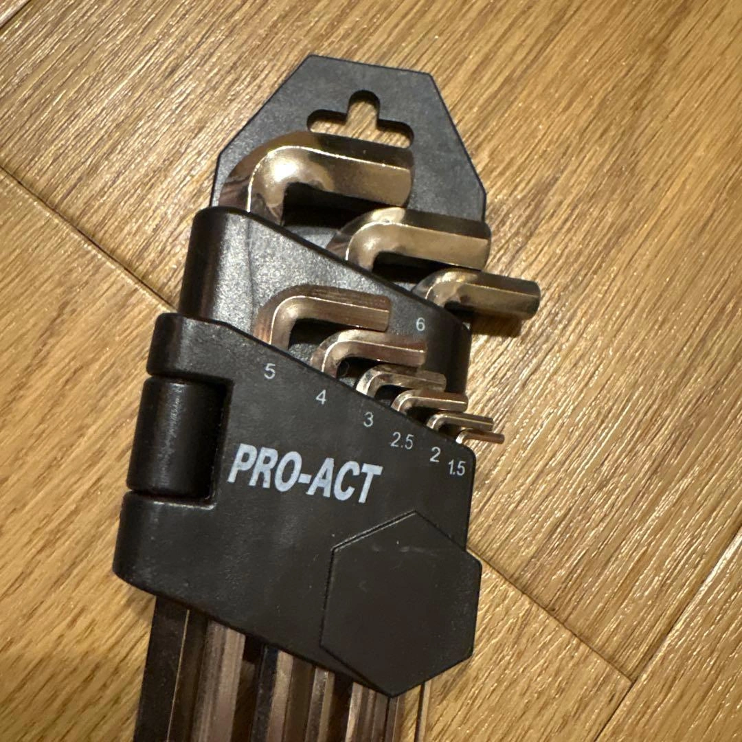 【最終値下げ】PRO-ACT 六角レンチセット 9本組の写真3枚目