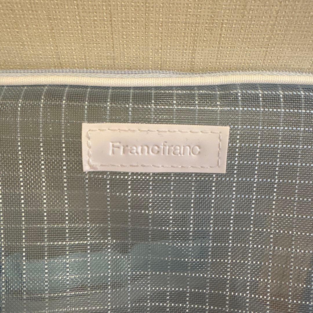 Francfranc メッシュポーチ ブルーの写真2枚目