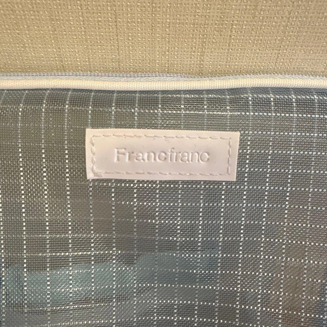 Francfranc メッシュポーチ ブルーの写真2枚目