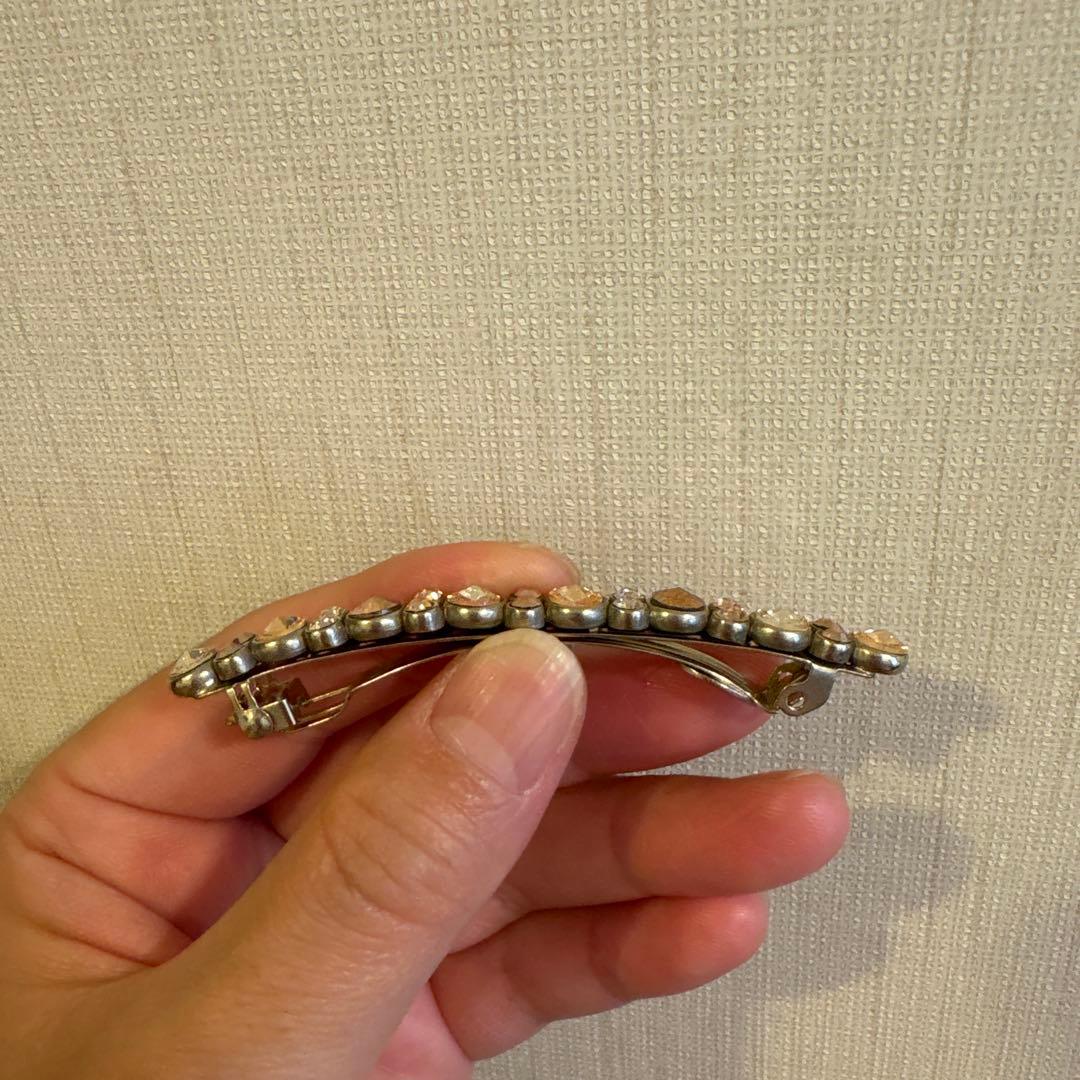 acca バレッタ ヘアクリップ ストーン装飾の写真2枚目