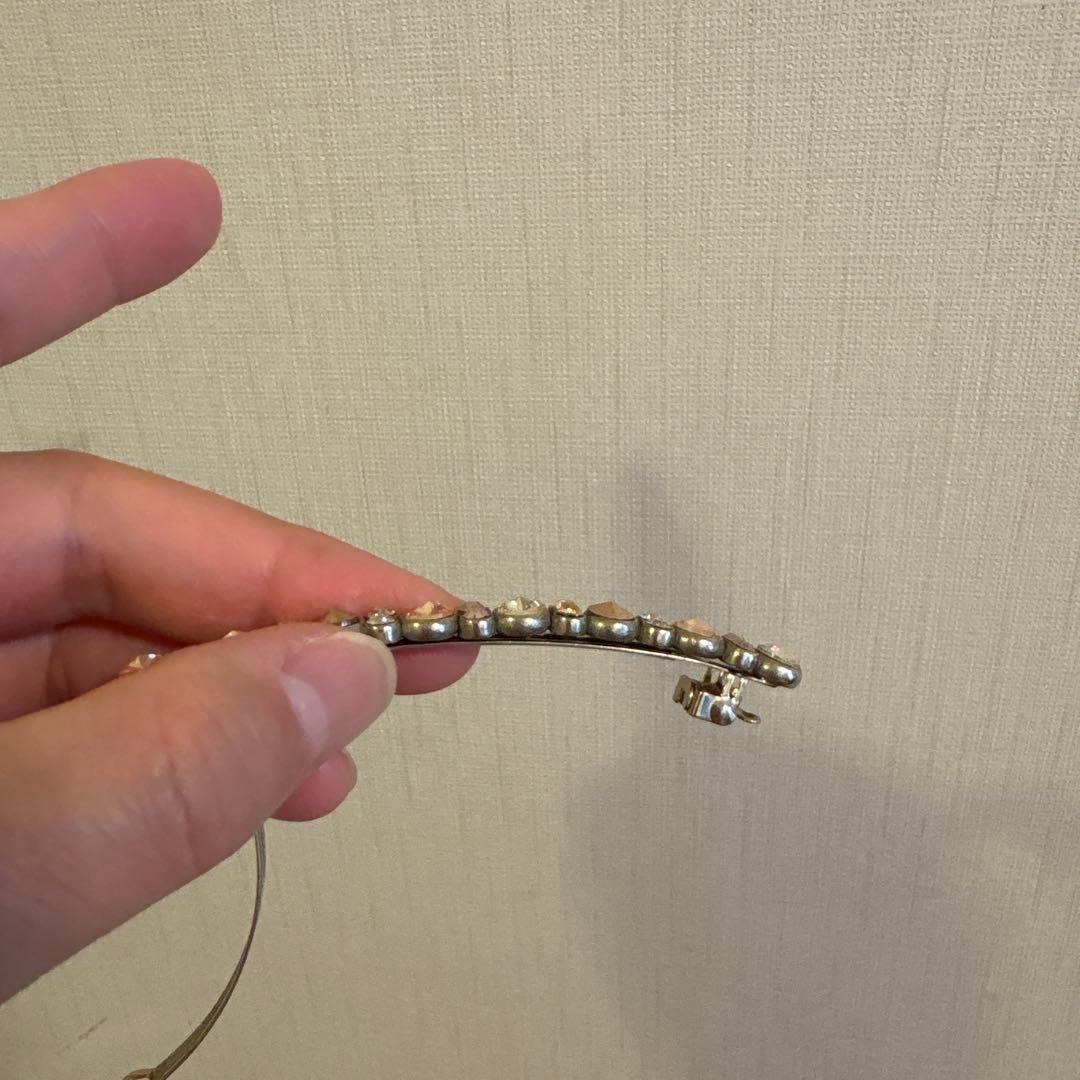 acca バレッタ ヘアクリップ ストーン装飾の写真6枚目