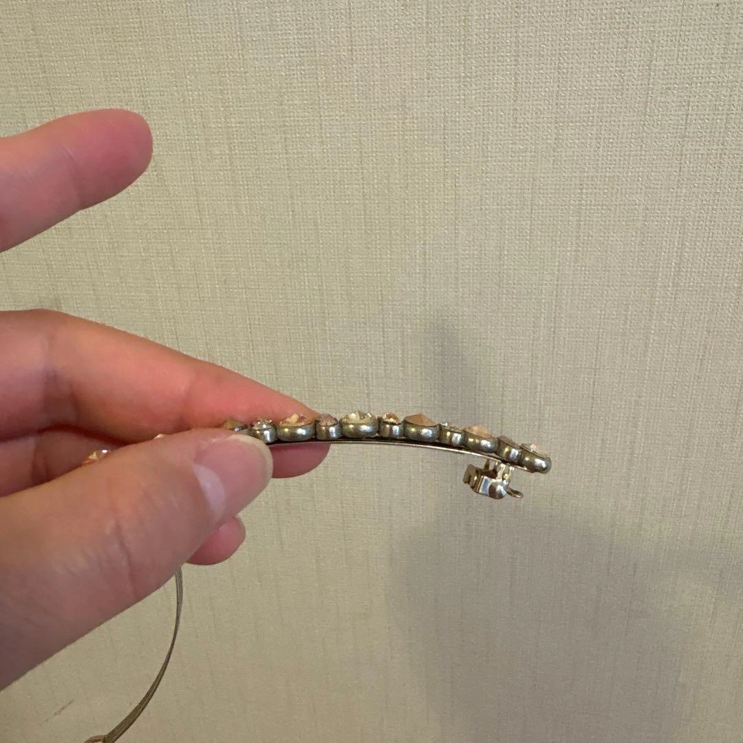 acca バレッタ ヘアクリップ ストーン装飾の写真6枚目