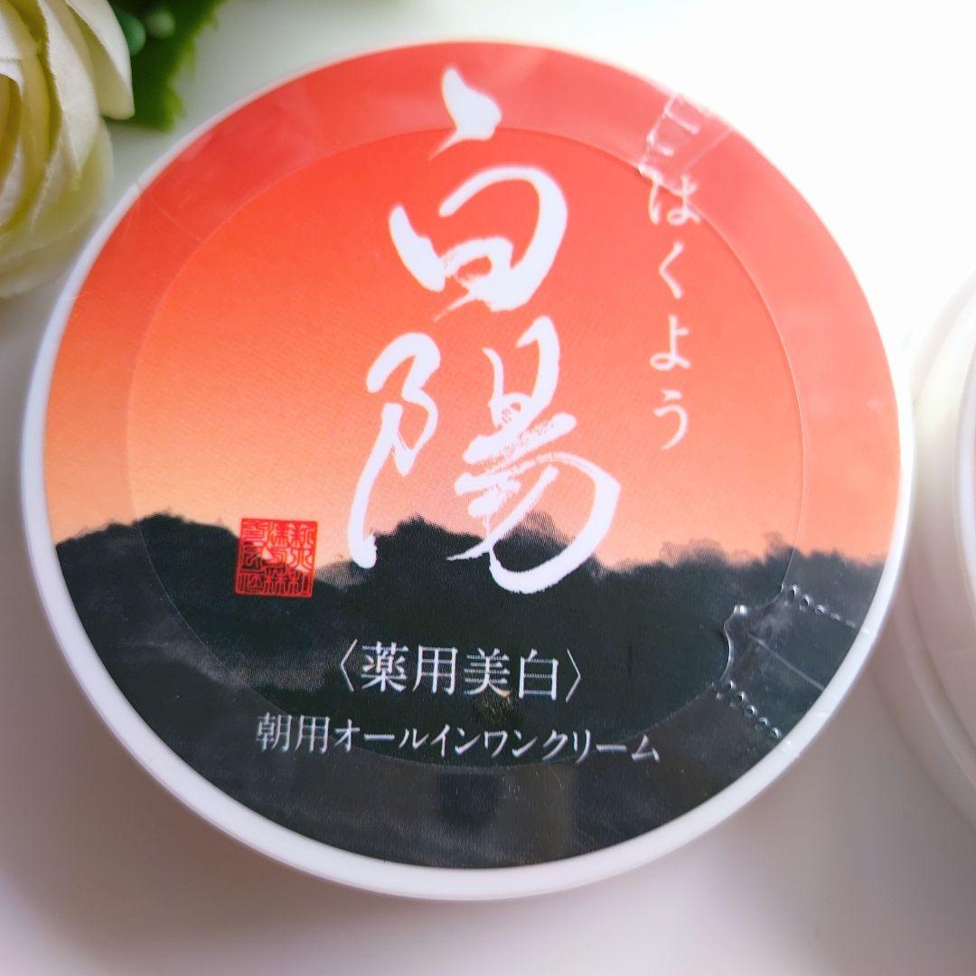 新品未使用⭐️白陽 薬用美白 朝用オールインワンクリーム 40g 2個セットの写真2枚目