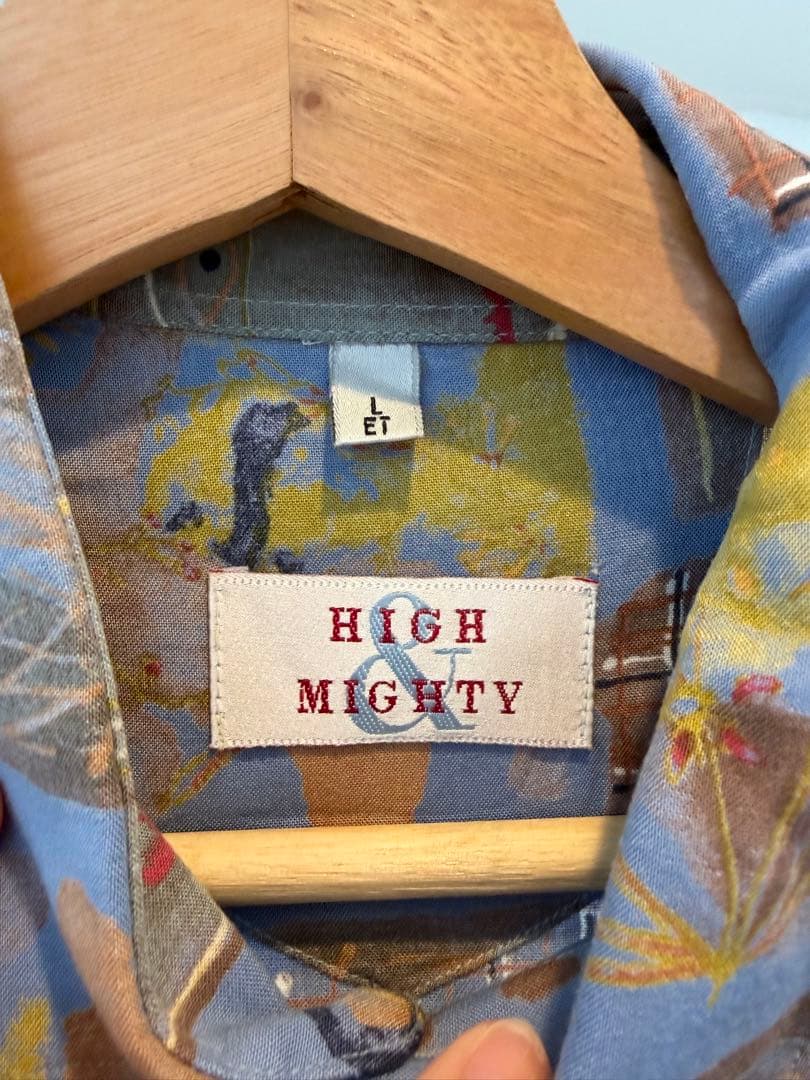 HIGH & MIGHTY メンズ半袖シャツ Lサイズの写真3枚目