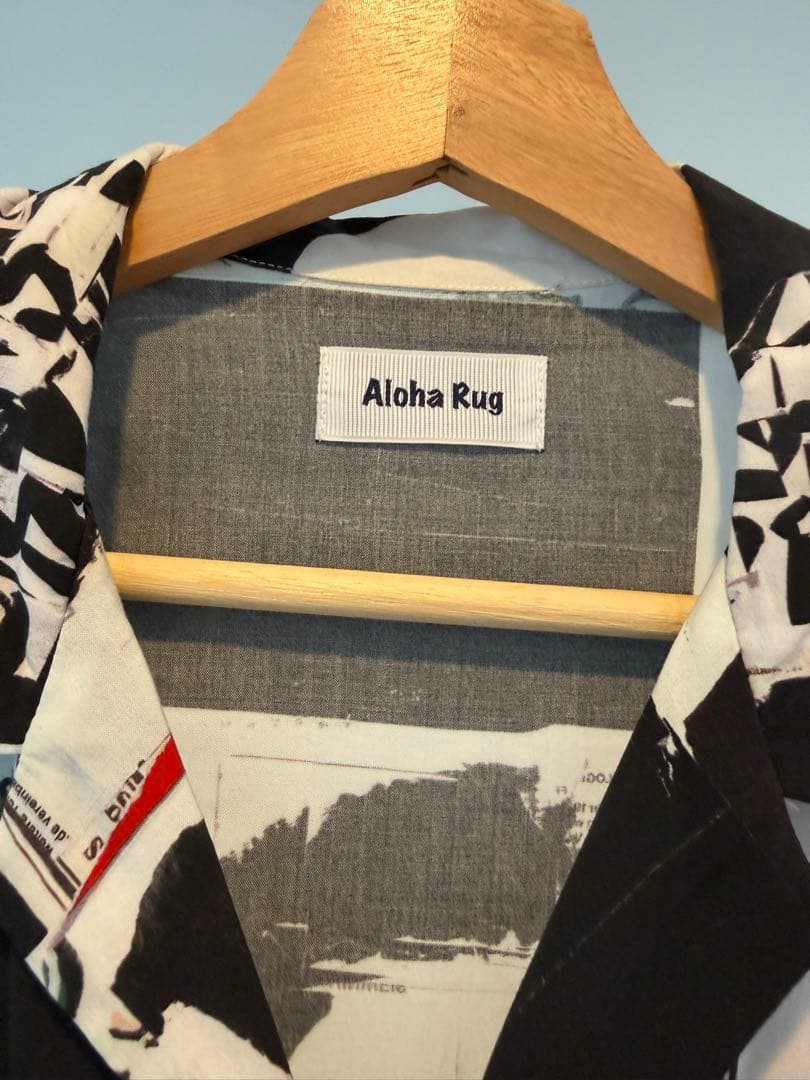 Aloha Rug アートプリント メンズ半袖シャツの写真2枚目