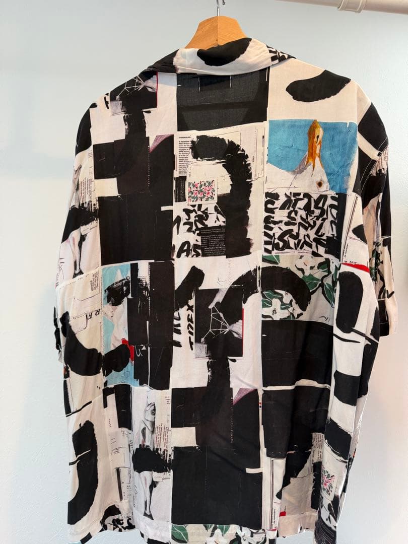 Aloha Rug アートプリント メンズ半袖シャツの写真5枚目