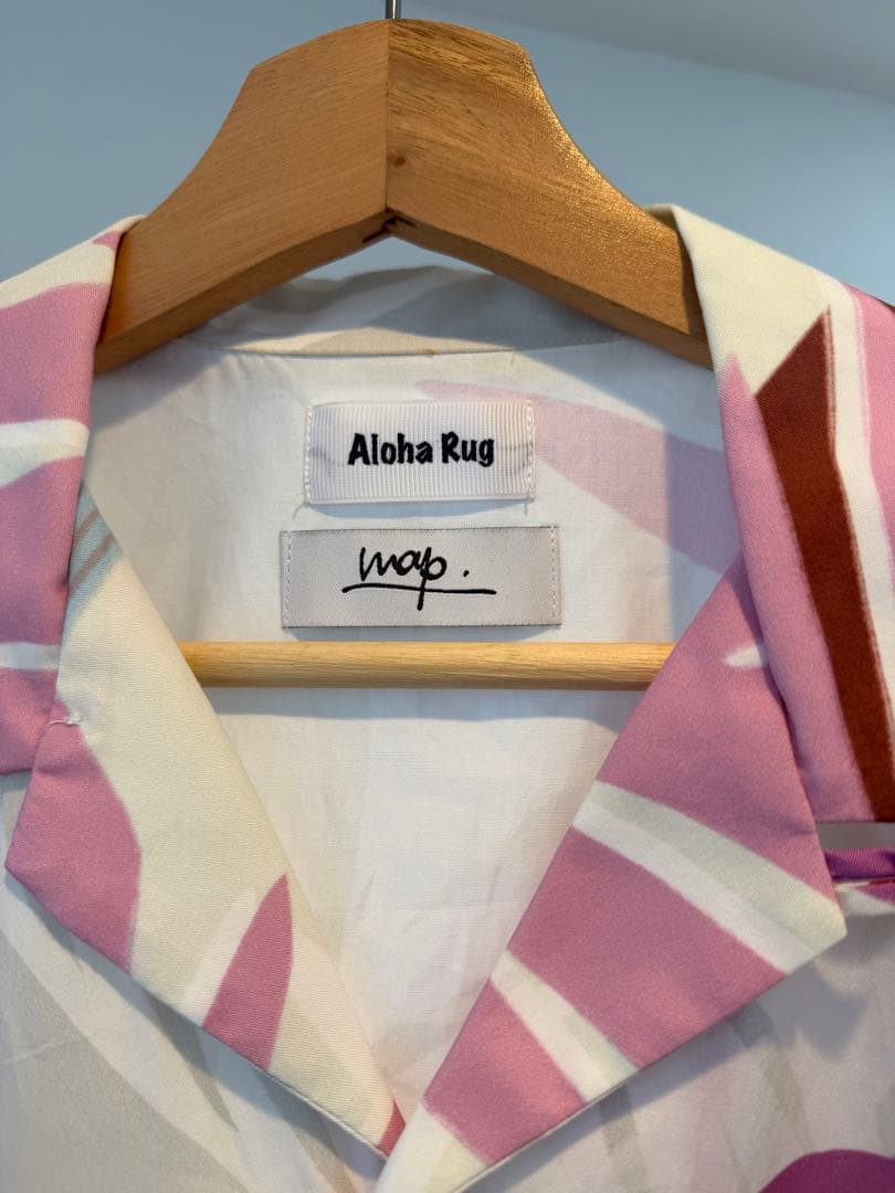 Aloha Rug トロピカル柄 メンズ半袖シャツの写真2枚目
