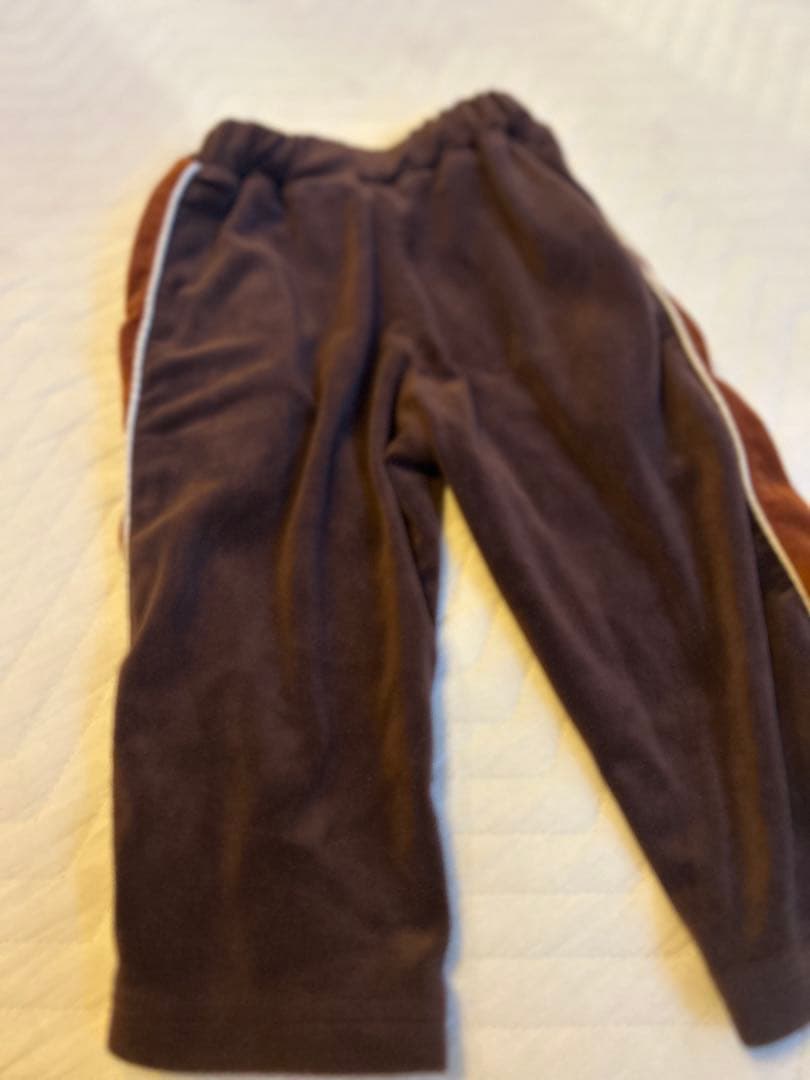 MY LITTLE WONDER ベロア セットアップ ブラウンの写真8枚目
