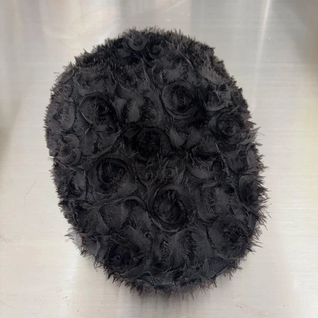 neith Rose Flat Cap ブラック