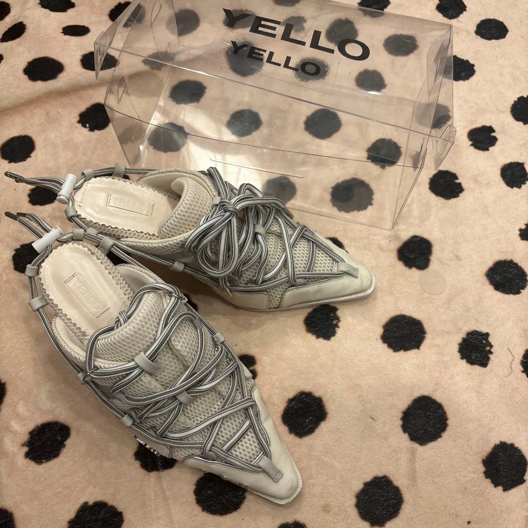 Yellow SEEKER SNEAKER MULESの写真3枚目