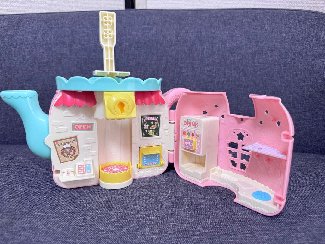 キラキラハッピー ひらけ！ここたま ティーポットのレストラン おもちゃセット
