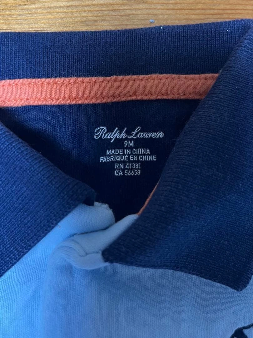 Ralph Lauren ポロ ロンパース 9Mの写真3枚目