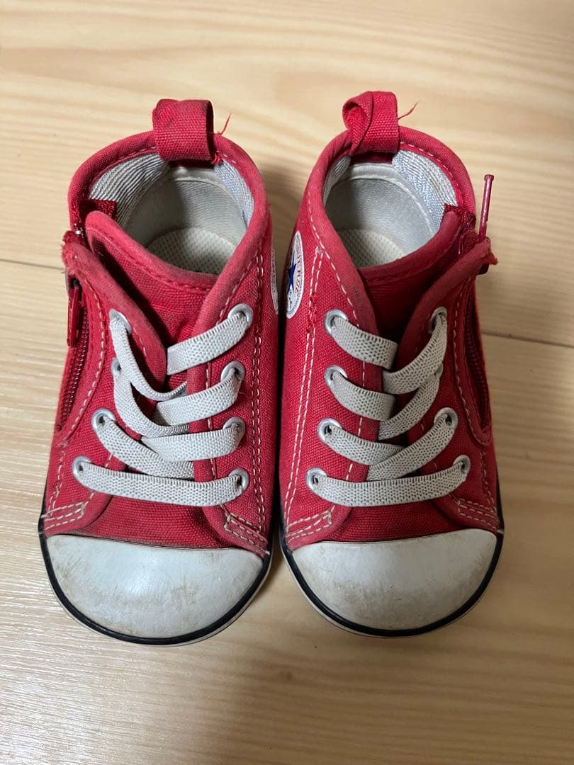 CONVERSE ALL STAR 赤 13cm キッズスニーカー