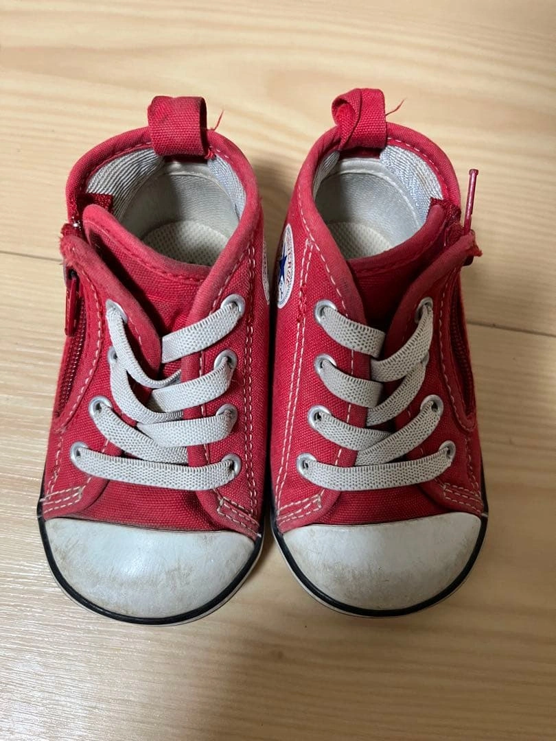 CONVERSE ALL STAR 赤 13cm キッズスニーカー