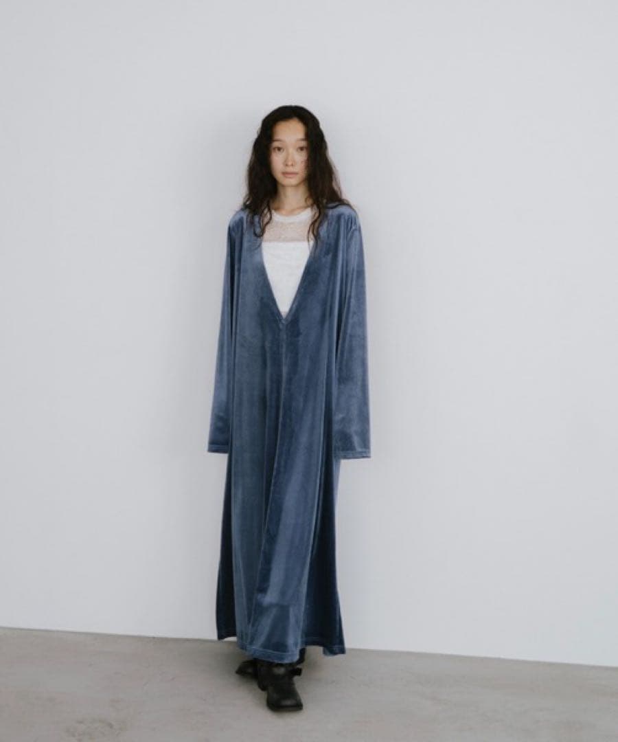 duei デュイ　2WAYベロアロングワンピース