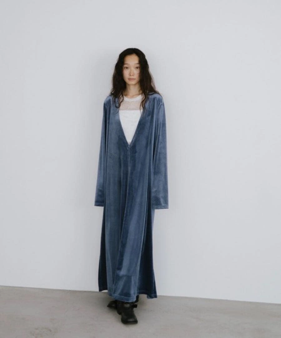 duei デュイ 2WAYベロアロングワンピース