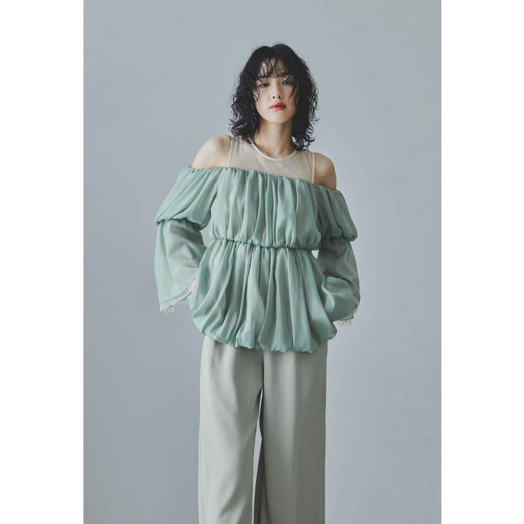 ※値下げ※【美品】ANDRESD バルーンペプラムパンツ オケージョン 結婚式