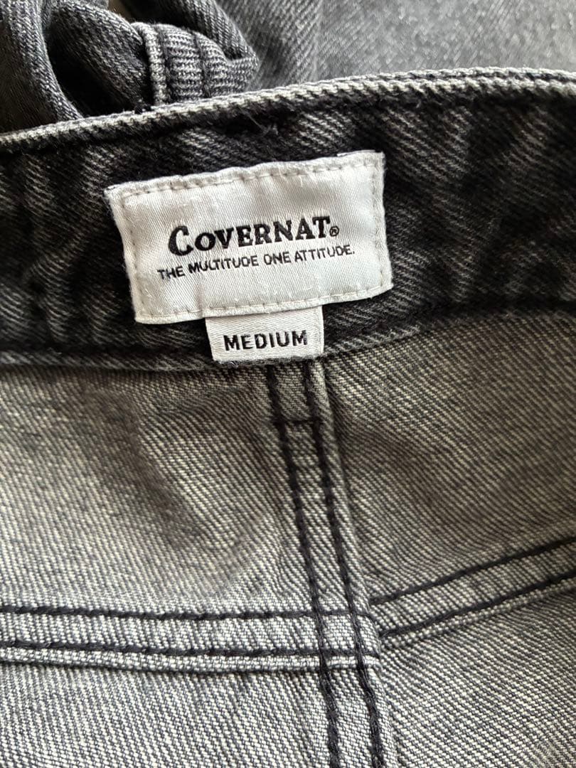 COVERNAT カバーナット ワイドデニム ブラック M 韓国ブランドの写真3枚目
