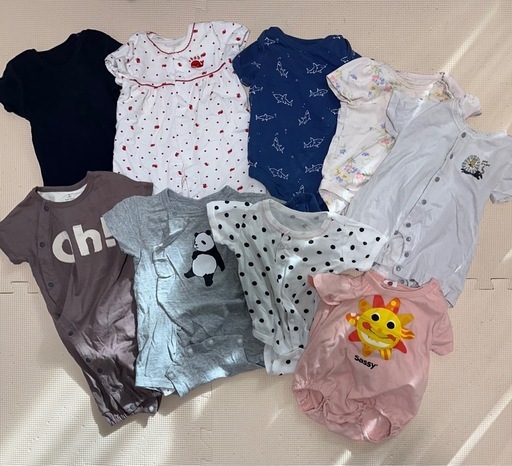 6M、9M用半袖お洋服9枚セット