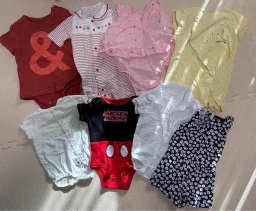 6M、9M用半袖お洋服8枚セット