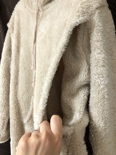 授乳ワンピース マタニティワンピース　パーカー　西松屋　M-L  授乳口あり　ほぼ新品の写真3枚目