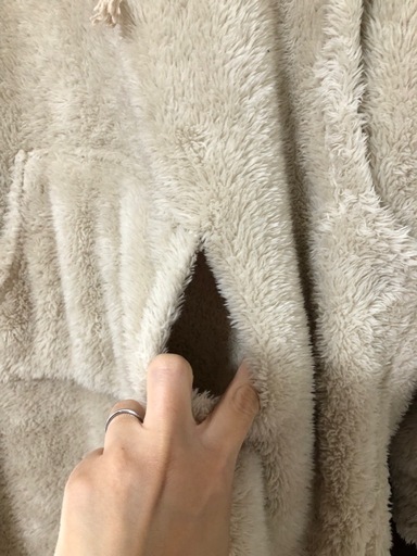 授乳ワンピース マタニティワンピース　パーカー　西松屋　M-L  授乳口あり　ほぼ新品の写真4枚目