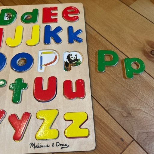 木製アルファベットパズルの写真4枚目