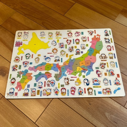 【ドラえもん】マグネット日本地図パズル