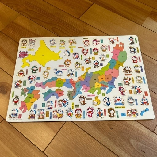 【ドラえもん】マグネット日本地図パズル