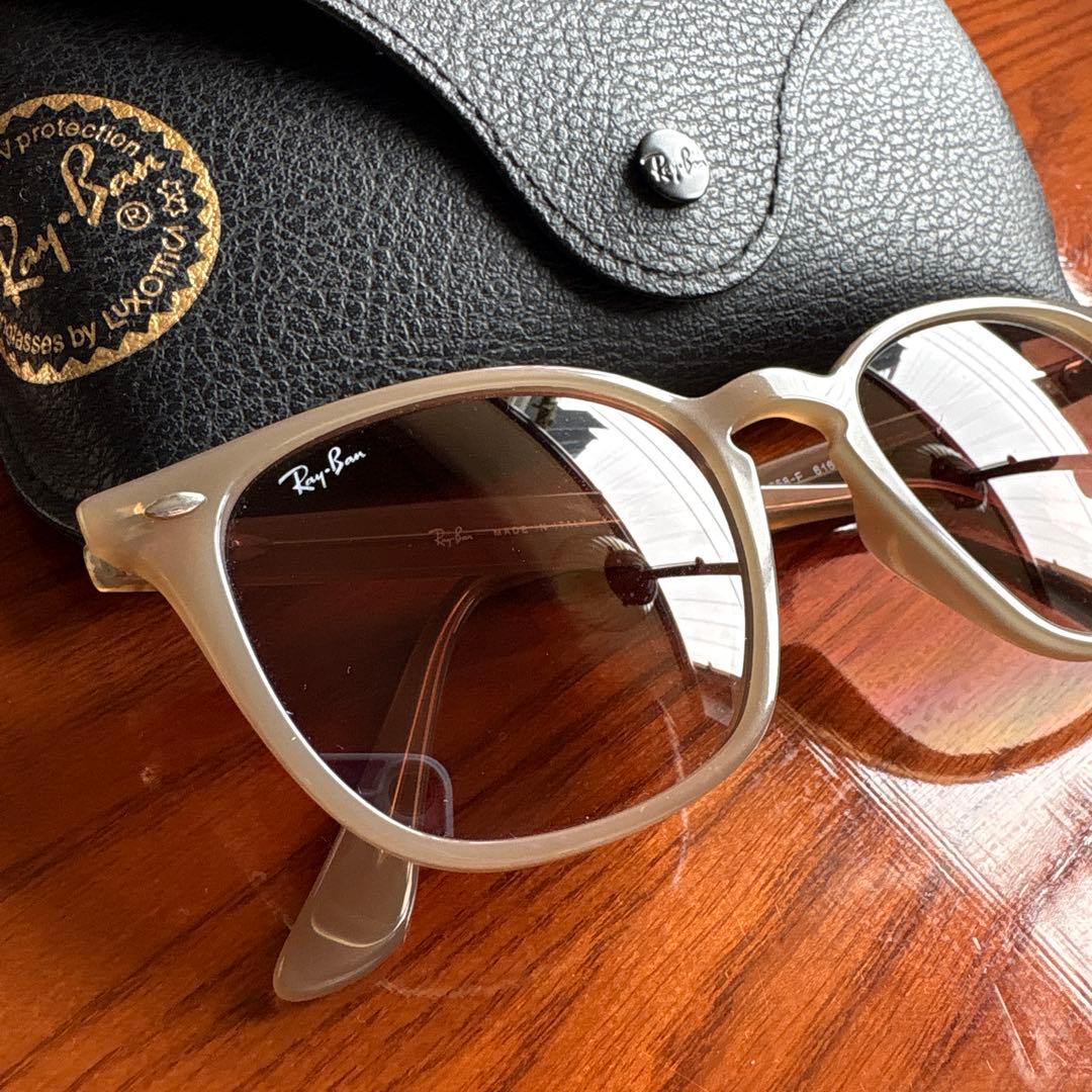 【最終値下げ！ケース付】Ray-Ban レイバン サングラス ベージュの写真2枚目