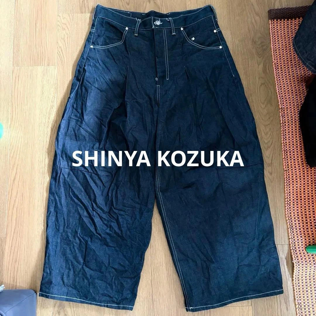 SHINYA KOZUKA シンヤコヅカ バギーデニム パンツ インディゴ
