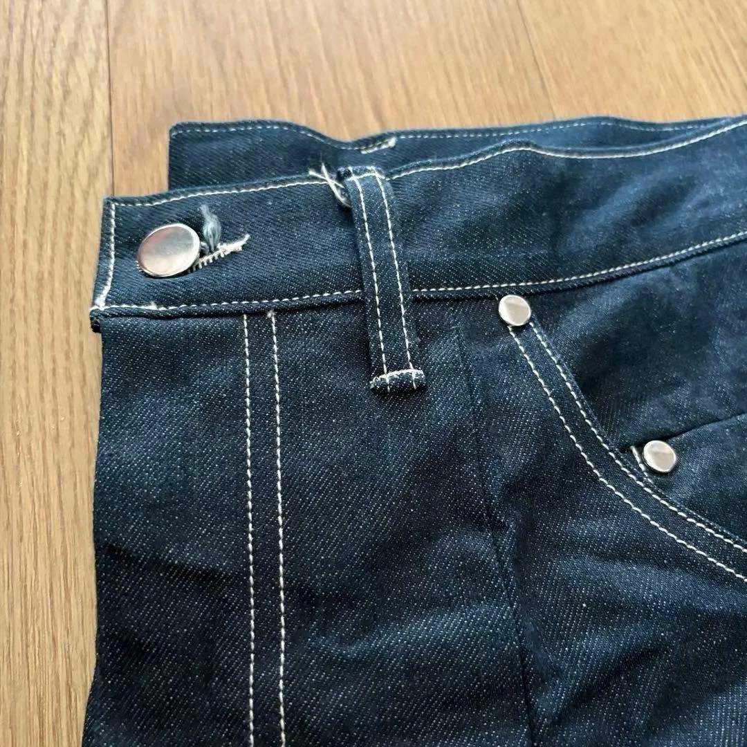 SHINYA KOZUKA シンヤコヅカ バギーデニム パンツ インディゴの写真4枚目