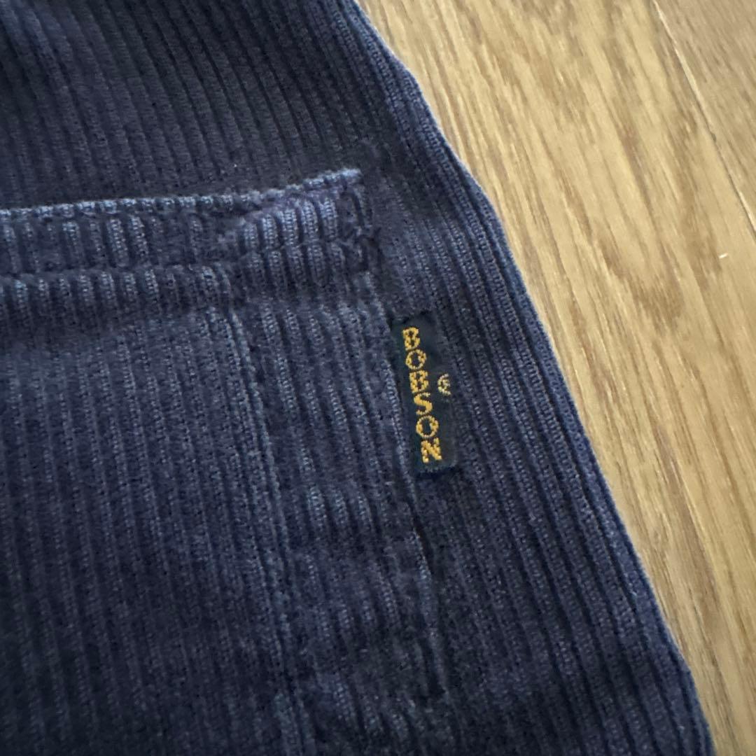 BOBSON ボブソン コーデュロイ パンツ 黒 W34 ウエスト86cmの写真3枚目