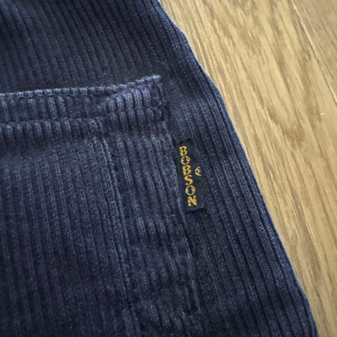 BOBSON ボブソン コーデュロイ パンツ 黒 W34 ウエスト86cmの写真3枚目