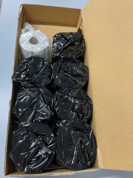 新品7巻+中古1巻、RP5880L2-M シチズン純正サーマルラベル紙の写真3枚目