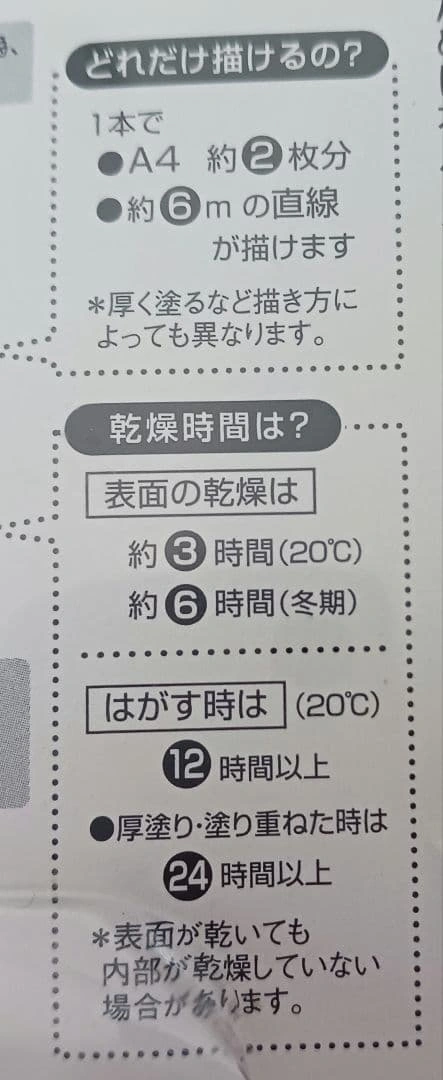 (未使用)ヌーロ・デコ 描いてはがせる塗料 白 モコモコの写真9枚目