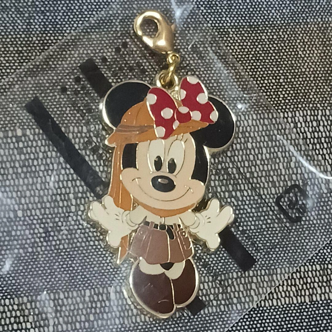 キーホルダー ミニーマウス ディズニー ゴールド 金色の写真2枚目