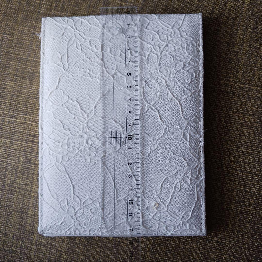 刺繍 レース 卓上 鏡 ミラー スタンド式の写真3枚目
