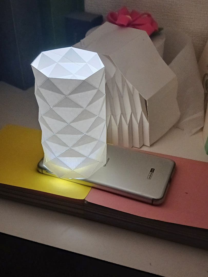 クラフト 制作 紙 立体 ハンドメイド 壁飾り ランプシェード 造形 課題