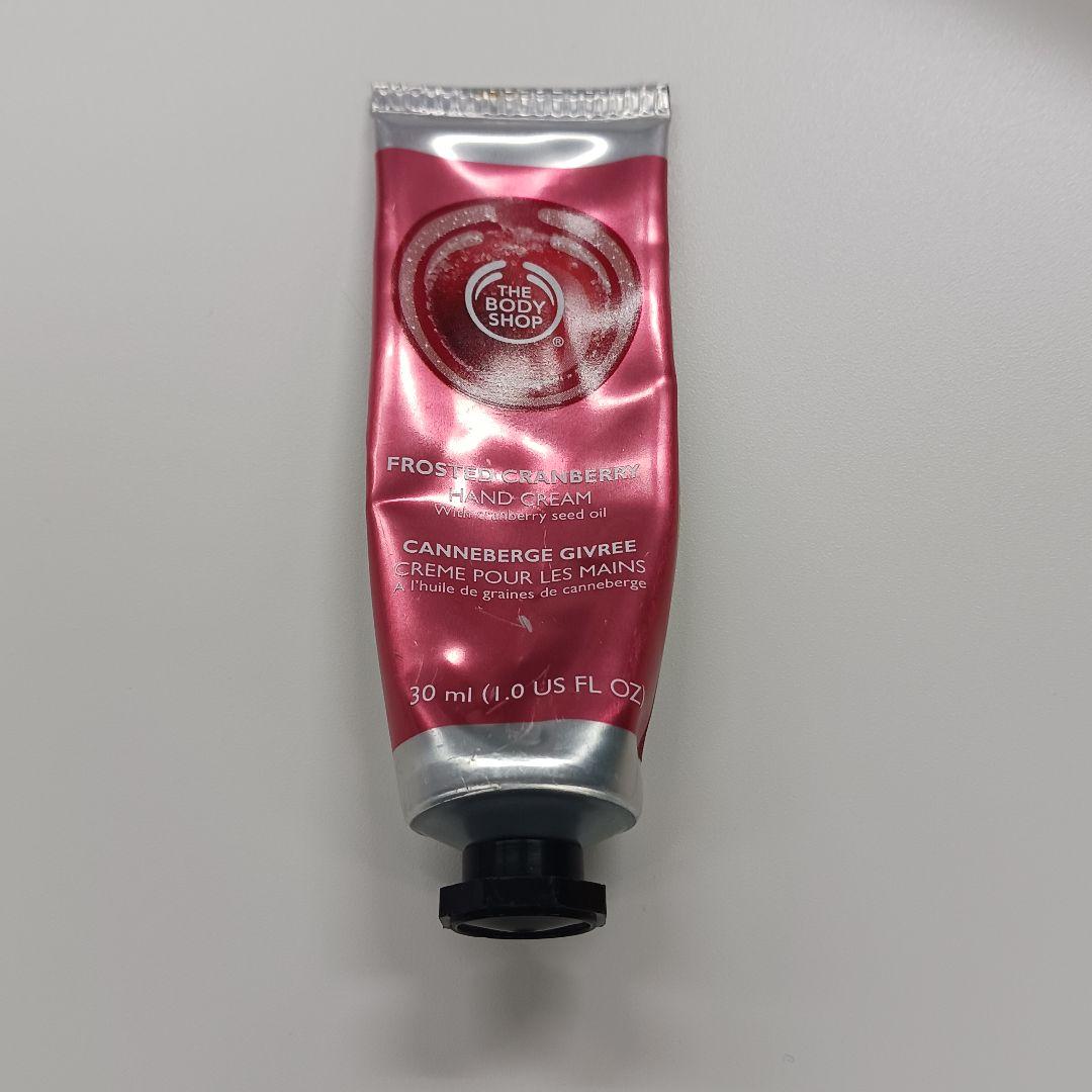 【THE BODY SHOP】フロステッドクランベリー ハンドクリーム