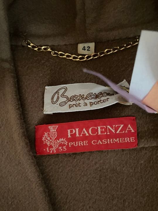 Bernasconi piacenza カシミヤ100% コートの写真3枚目