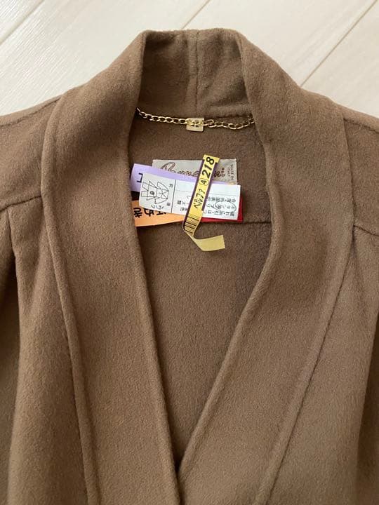 Bernasconi piacenza カシミヤ100% コートの写真7枚目