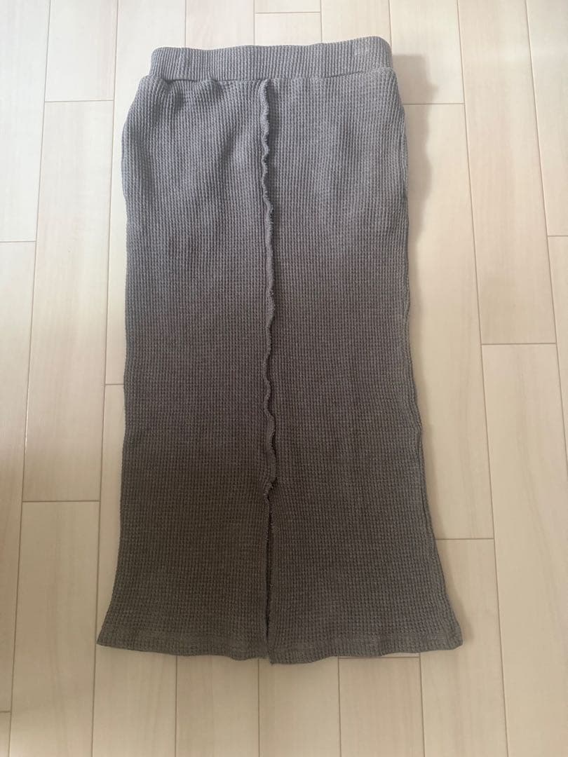 antiqua スリット入りロングスカート ブラウンの写真5枚目