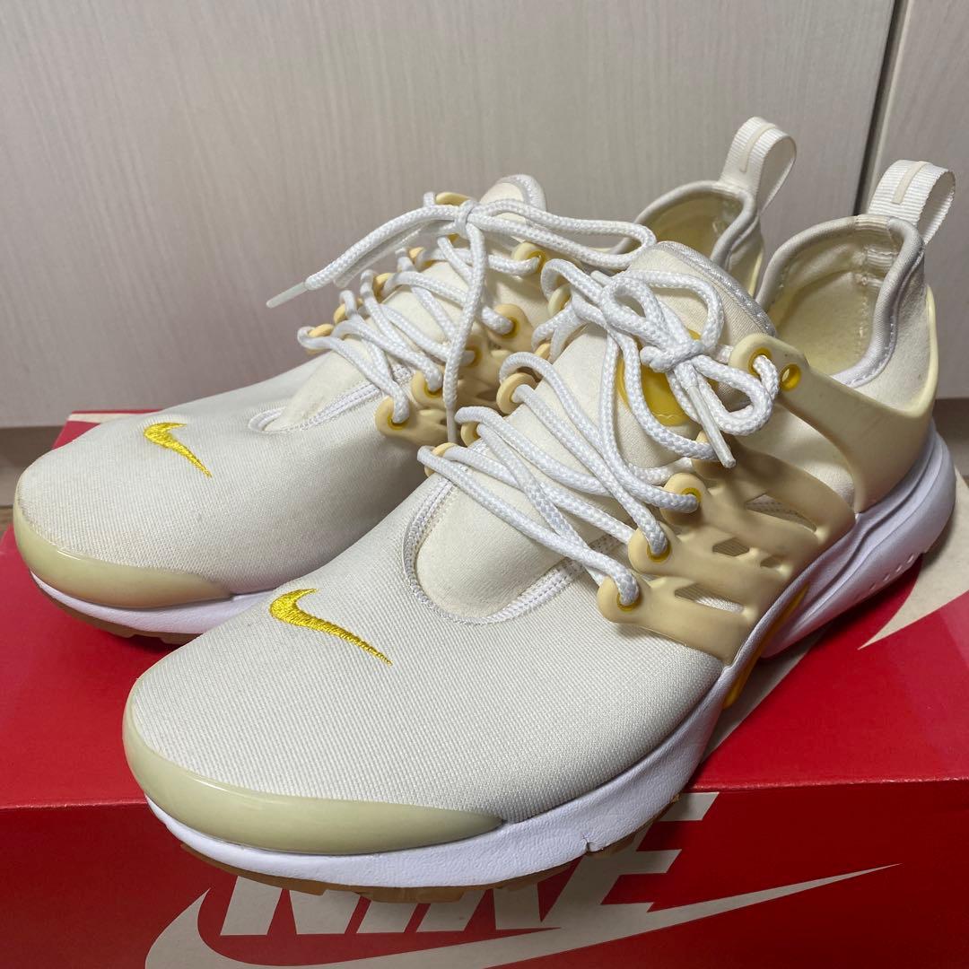 NIKE AIR PRESTO スニーカー ホワイト イエローの写真3枚目