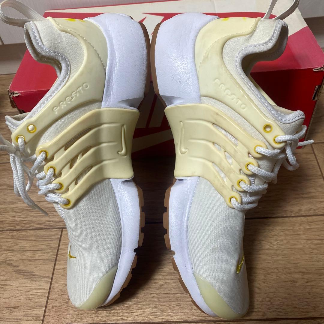 NIKE AIR PRESTO スニーカー ホワイト イエローの写真6枚目
