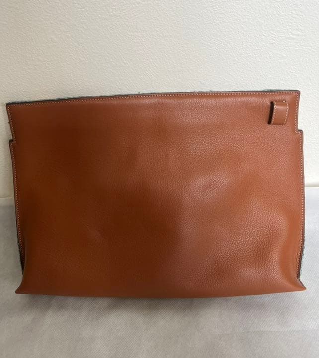 【未使用】LOEWE Tポーチ パッチワークデニムの写真3枚目