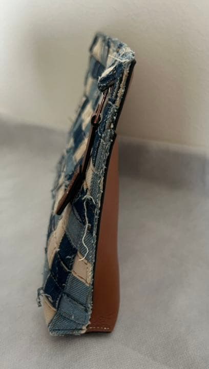 【未使用】LOEWE Tポーチ パッチワークデニムの写真4枚目
