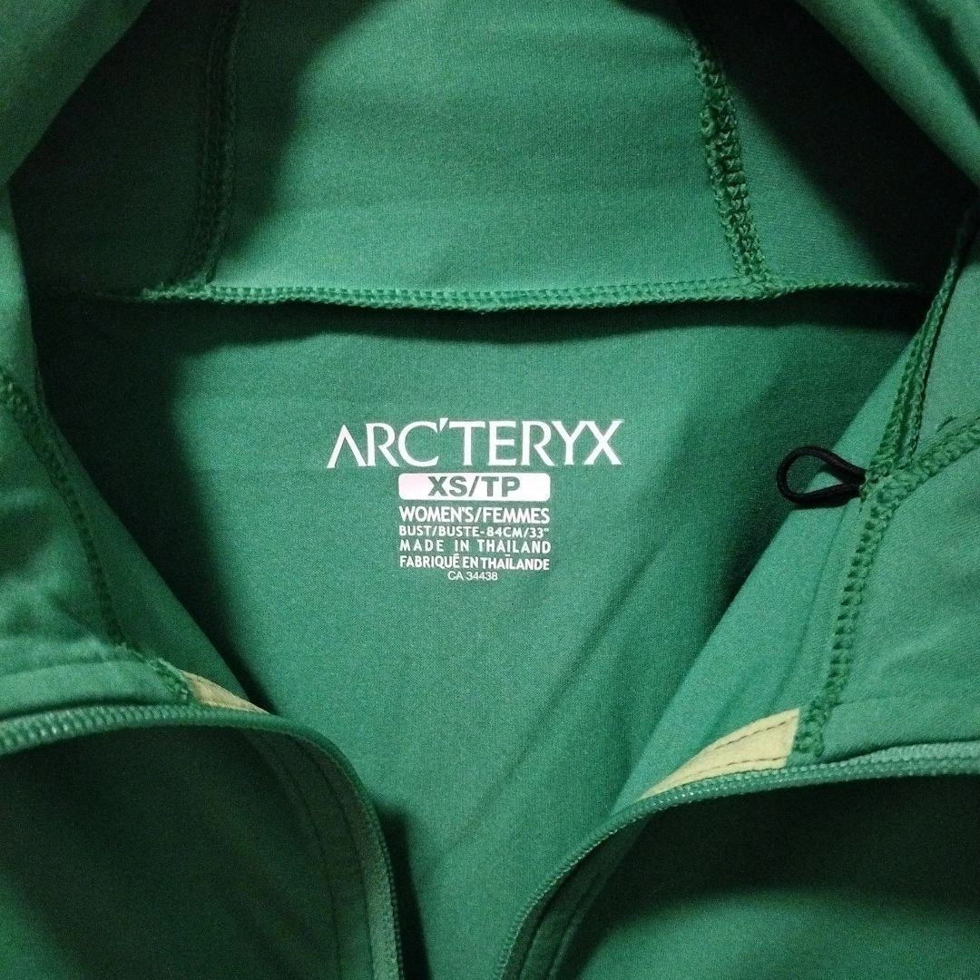 ARC'TERYX アークテリクス ジャケット グリーン XSの写真3枚目
